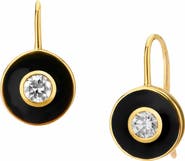 SYNA Enamel Disc Earrings