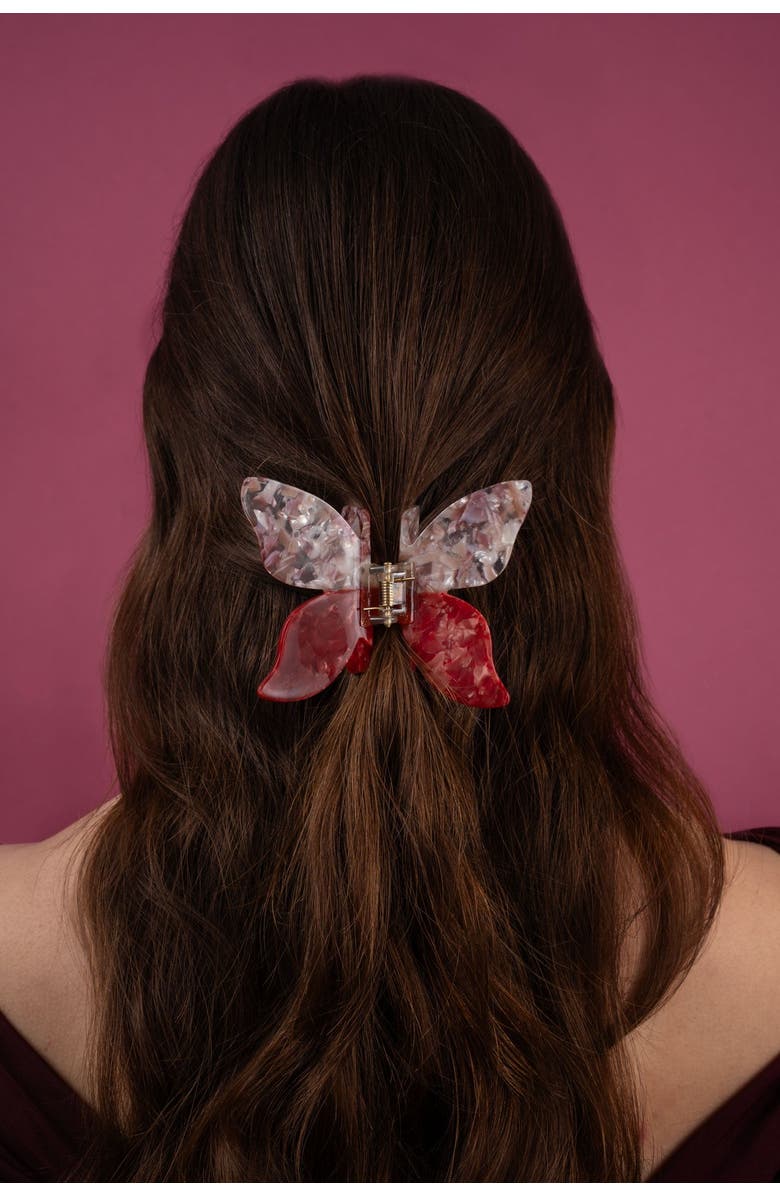 MLE Butterfly Claw, Alternate, color, Ruby