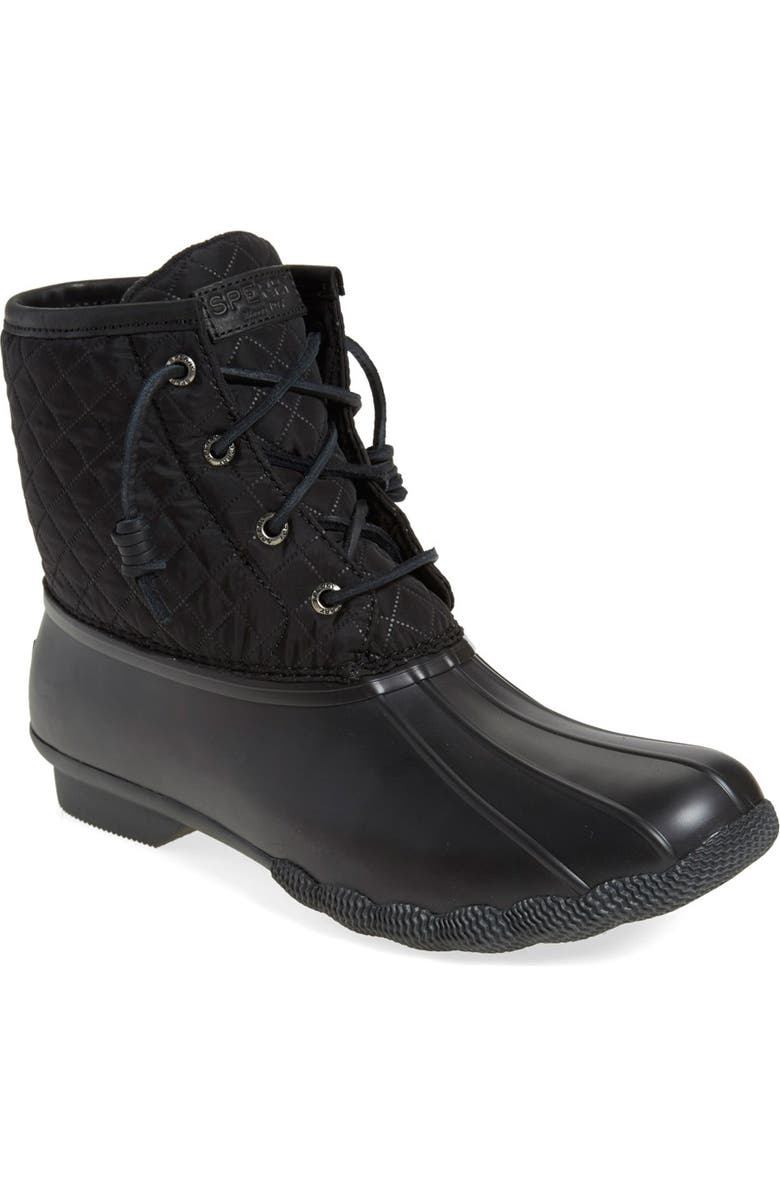 SPERRY TOP-SIDER<sup>®</sup> Sperry 'Saltwater - Quilted' Duck Boot, Main, color,
