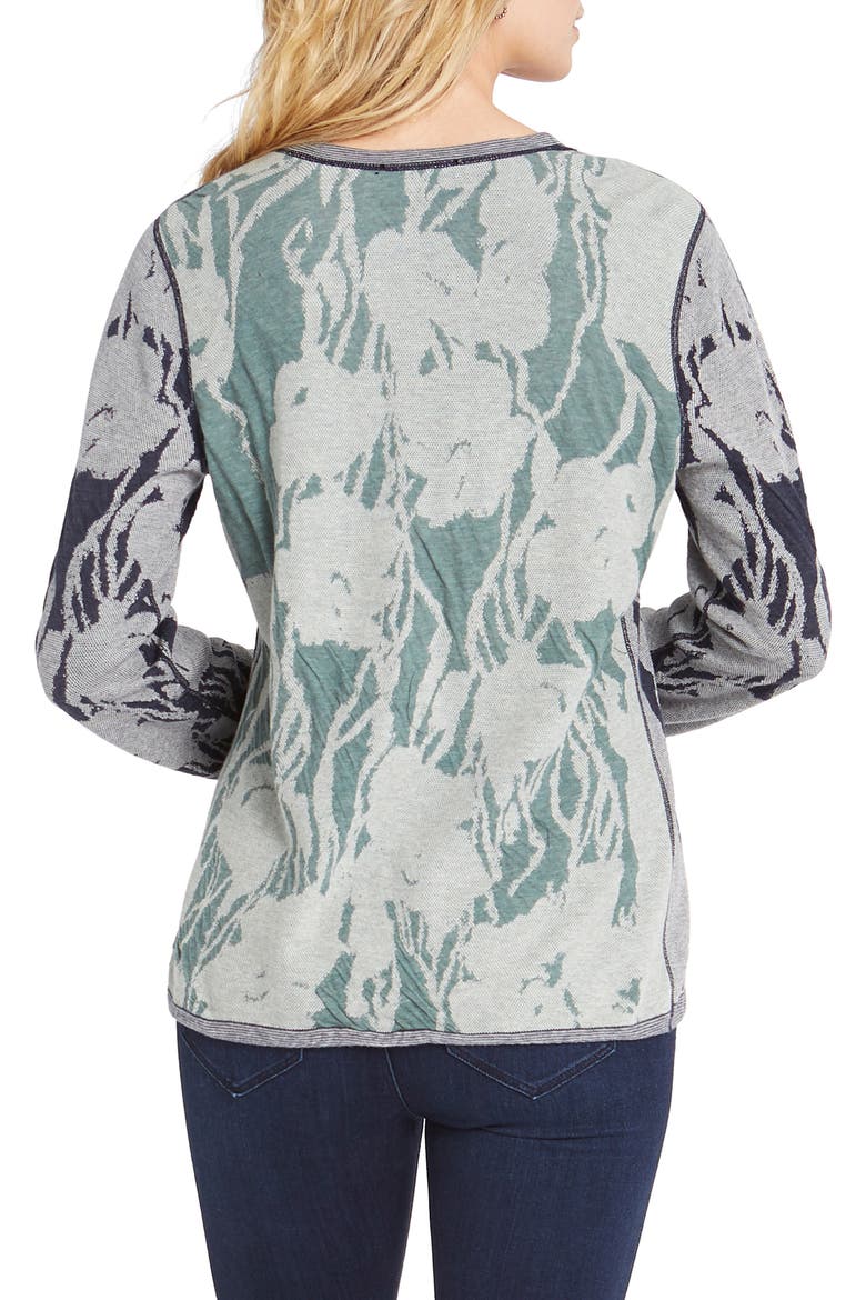 Wildflower Sweater, Alternate, color, INDIGO MULTI
