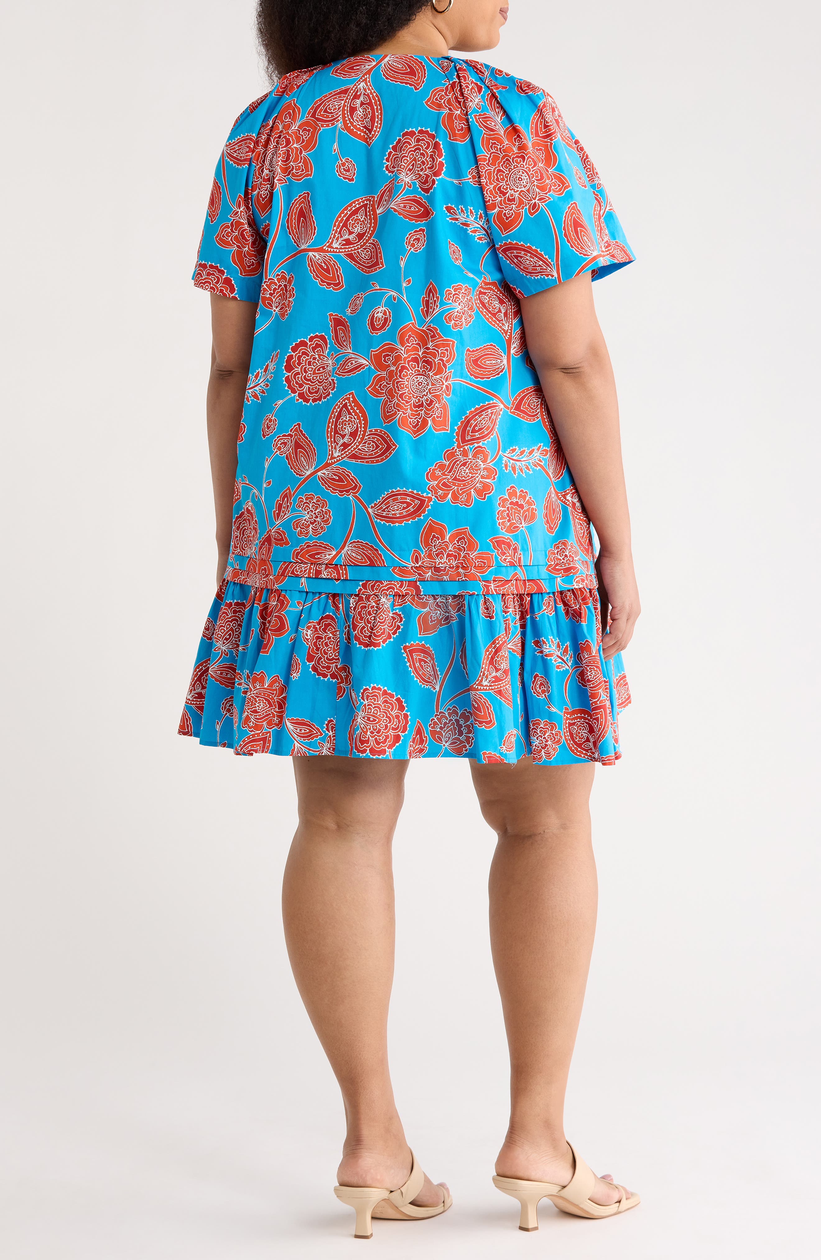 Ripon Floral Seruma Drop Waist Shift Dress - image 2