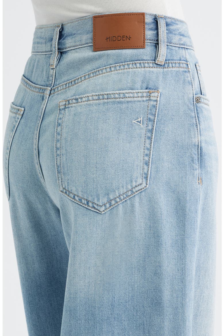 Clean Super Wide Leg Jeans, Alternate, color, LIGHT WASH