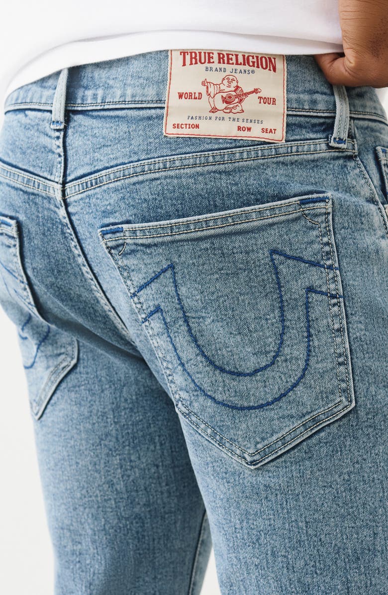 True Religion Rocco Skinny Jeans, Alternate, color, Light Peppermint