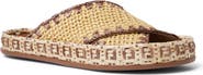 Fendi Raffia Slide Sandal