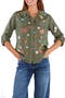 Sketchbook Embroidered Button-Up Shirt