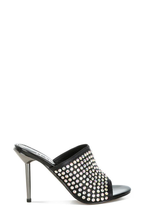 London Rag Farasha Rhinestone Pump Sandal In Black