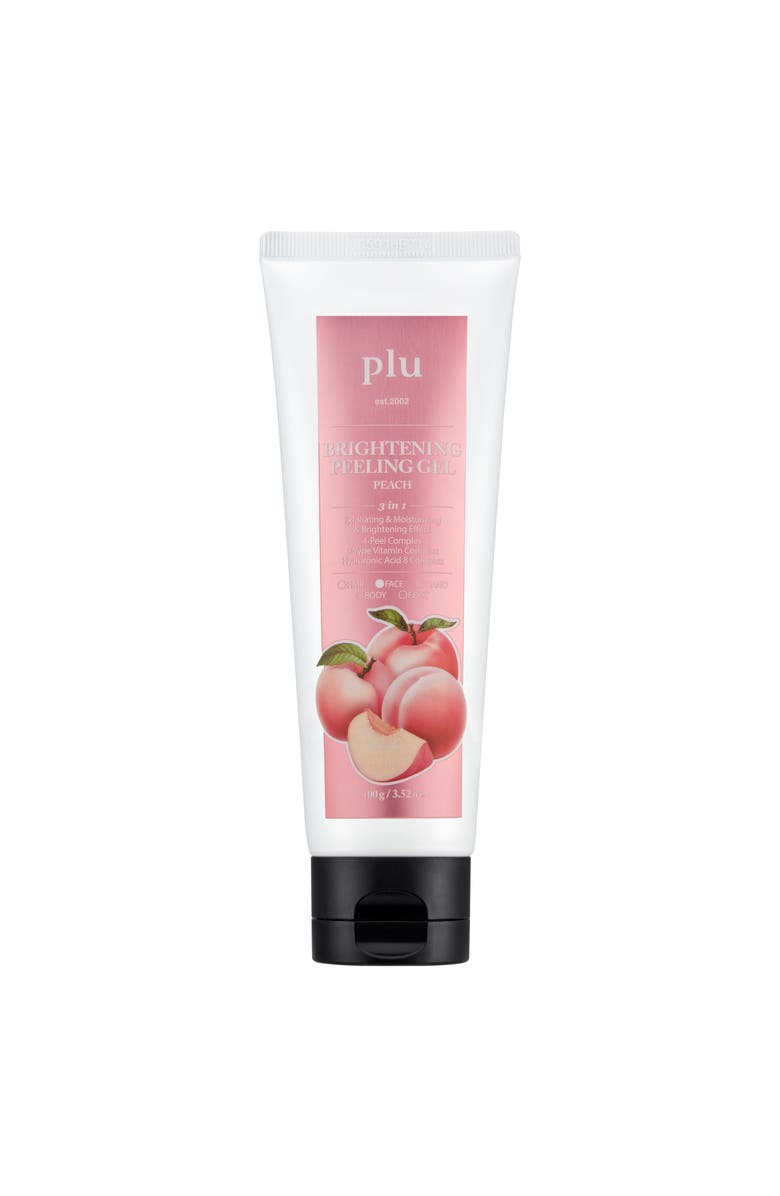 Plu Glowing Facial Peeling Gel Peach, Main, color, NO COLOR