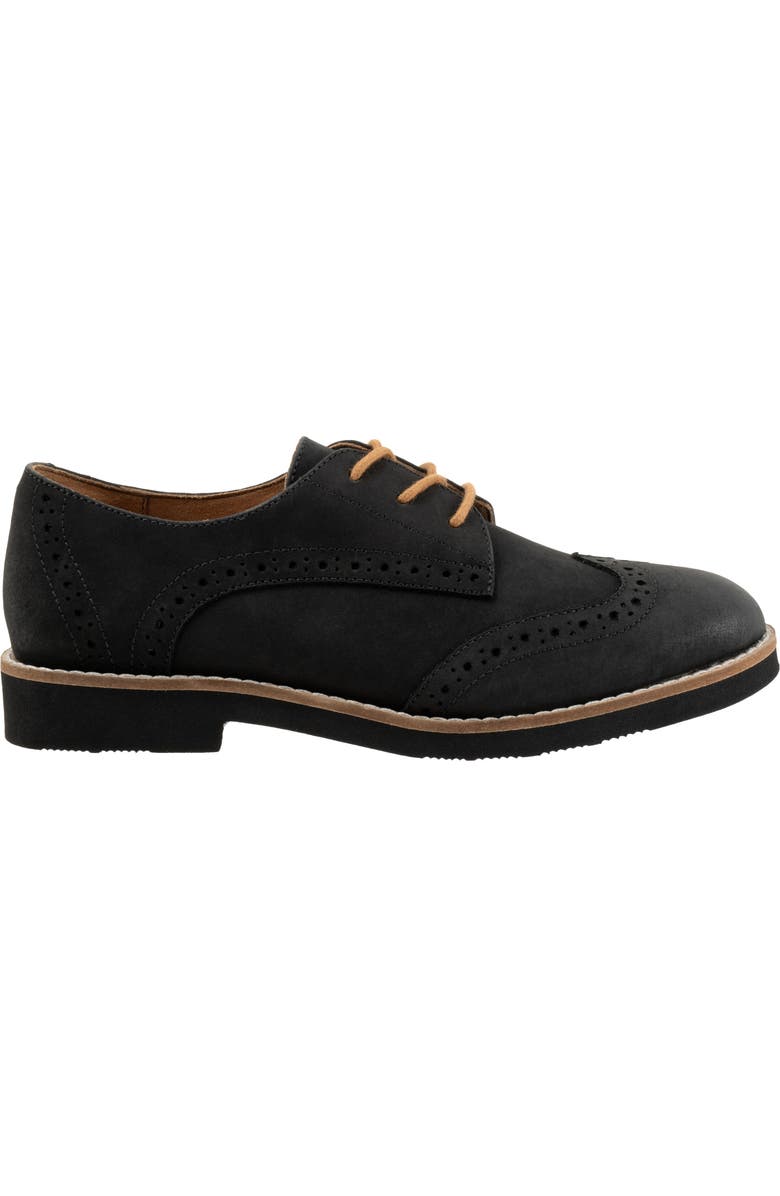 SoftWalk<sup>®</sup> Willet Wingtip Derby, Alternate, color, Black Nubuck