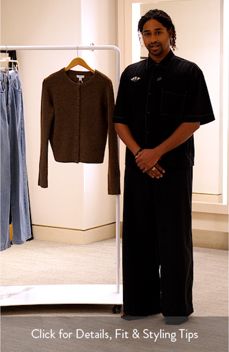 Covered Button Cardigan, sales video thumbnail