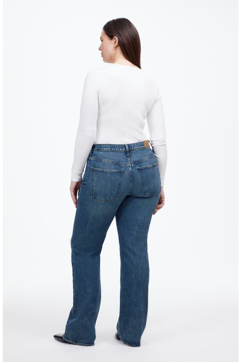 Relaxed Bootcut Jeans, Alternate, color, CONCHO WASH
