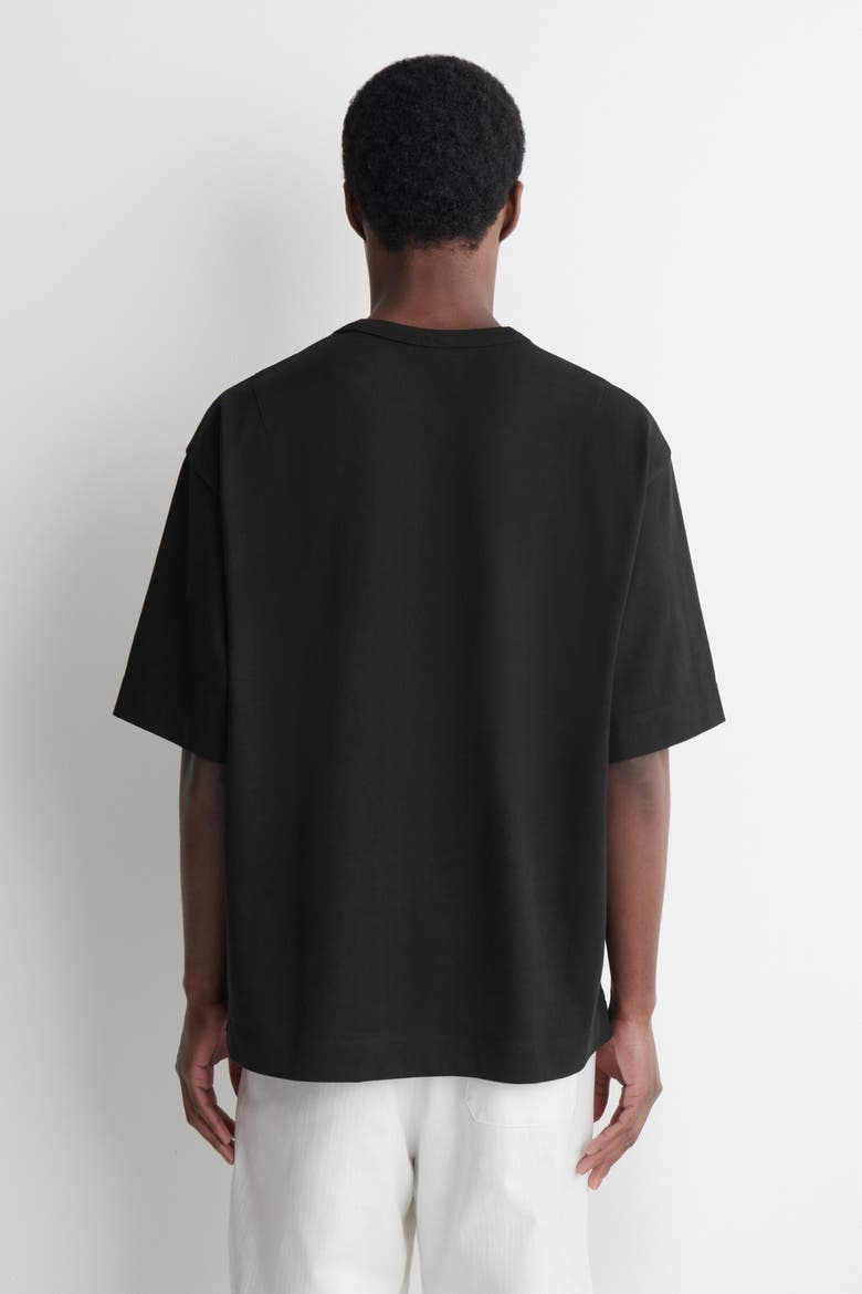 Oversized Heavyweight T-Shirt, Alternate, color, BLACK