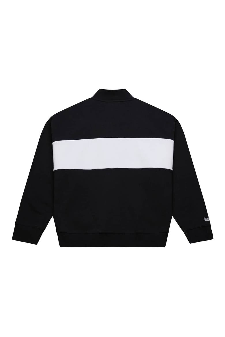 Women's Mitchell & Ness Black Dallas Cowboys Quarter-Zip Jacket, Alternate, color, Black
