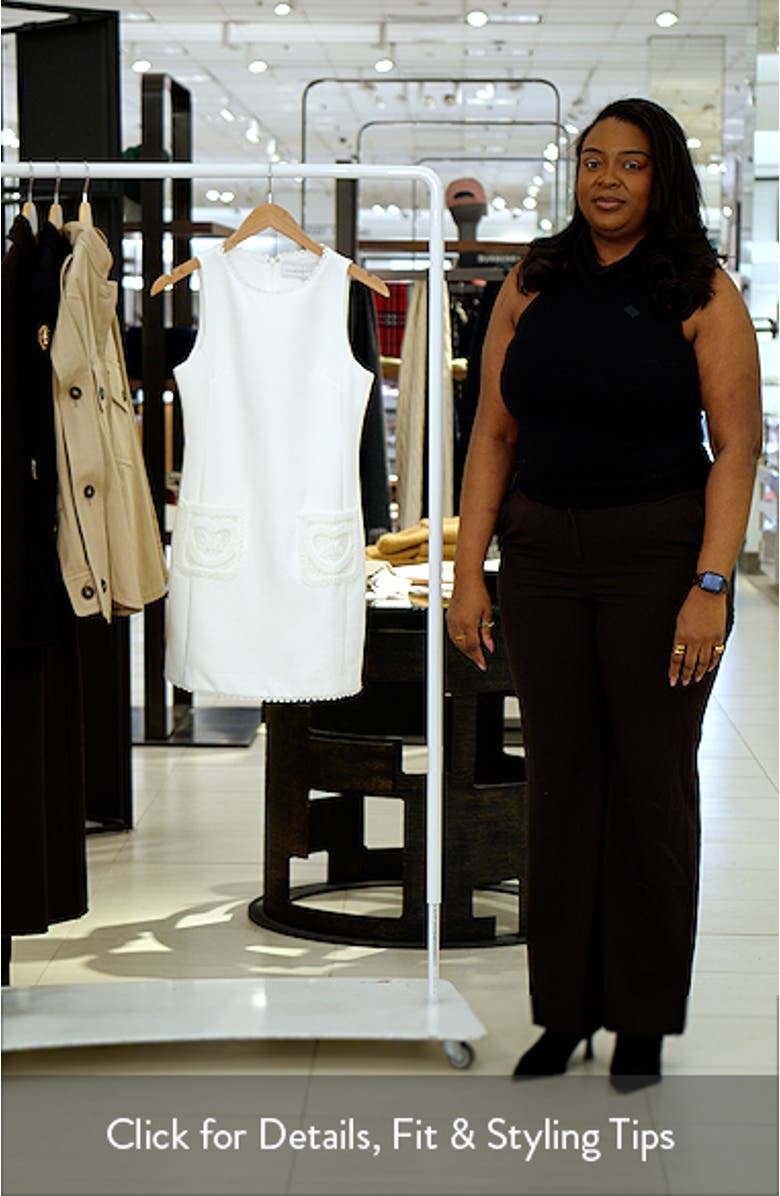 Lace Pocket Sleeveless Minidress, sales video thumbnail