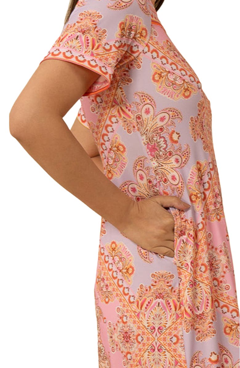 Halebob Emberly Jersey Dress, Alternate, color, 