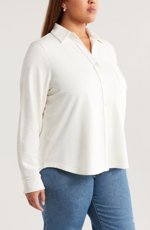 Caslonr Caslon(r) French Terry Button-up Shirt