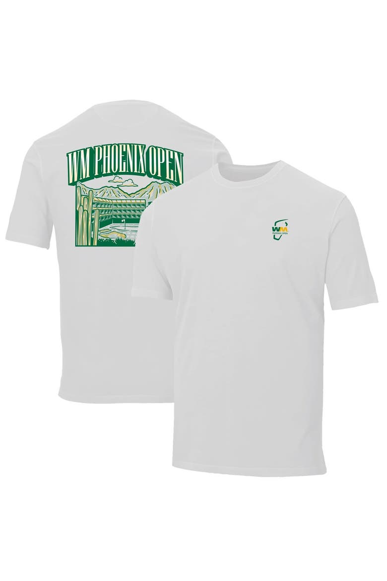 Unisex Ahead White WM Phoenix Open 16 Stadium Chapman T-Shirt, Main, color, White