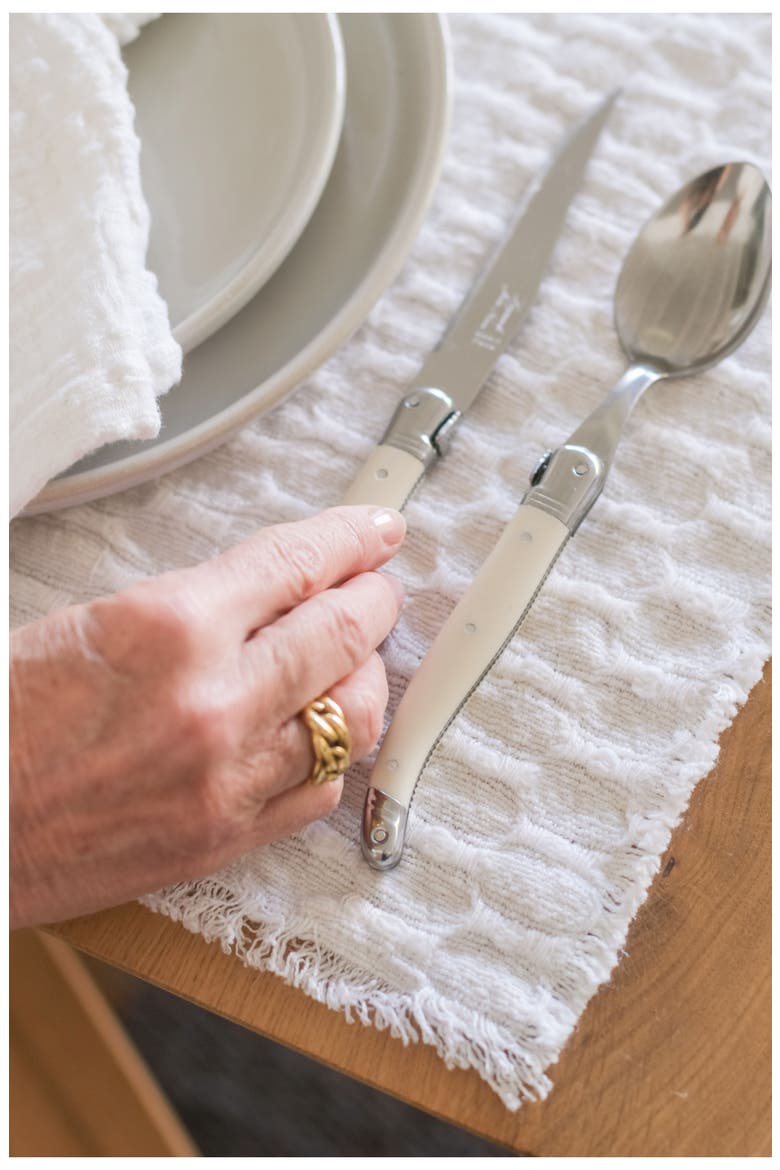 Wren Set of 4 Placemats, Alternate, color, IVORY