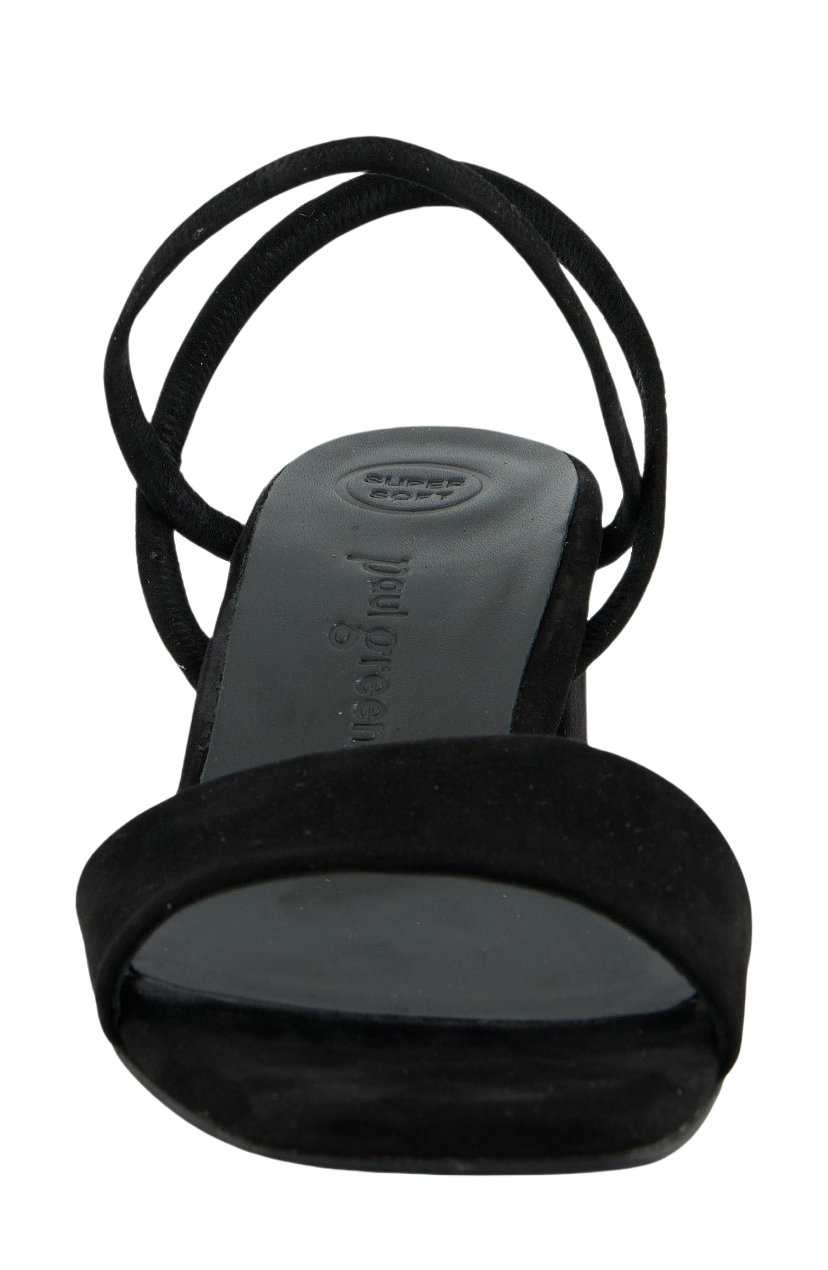 Paul Green Destiny Sandal, Alternate, color, Black Suede