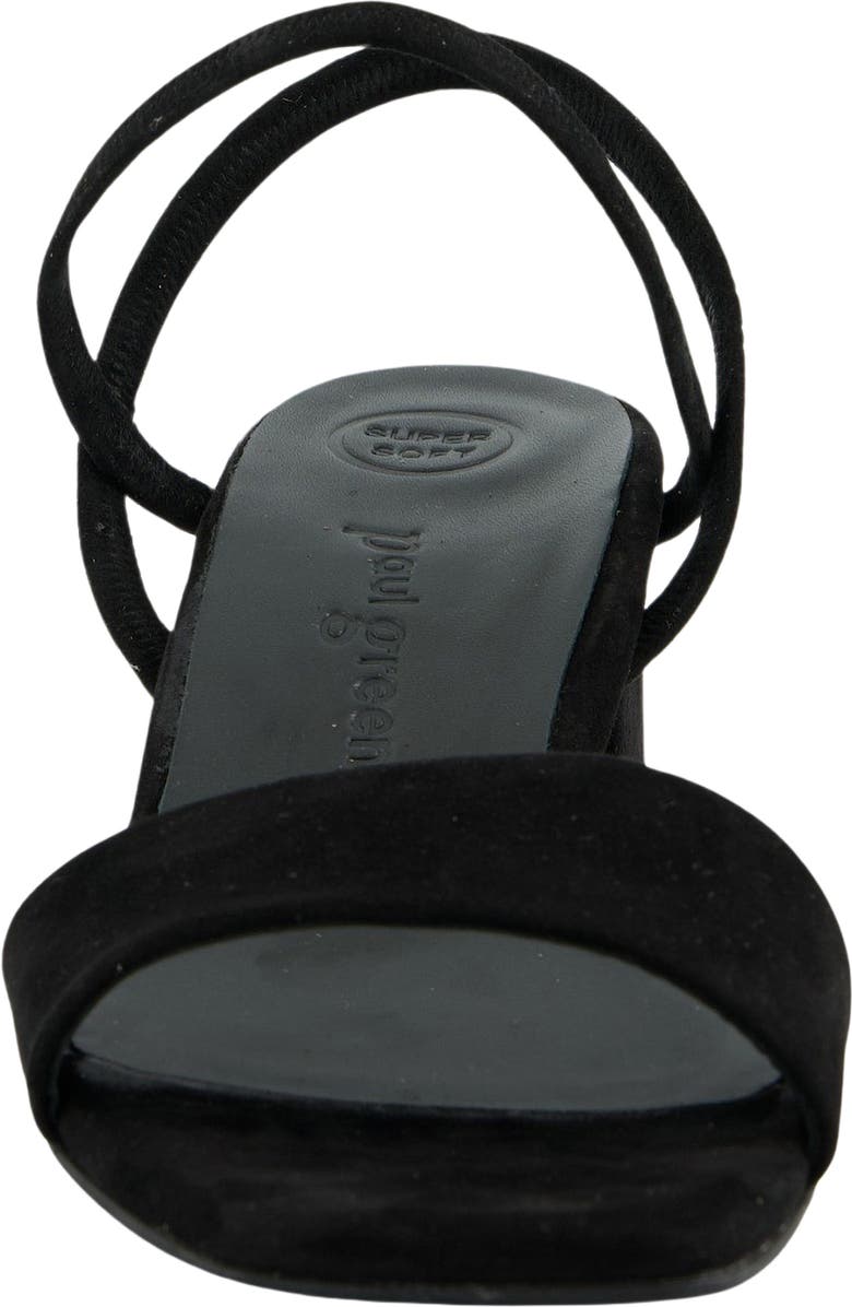 Paul Green Destiny Sandal, Alternate, color, Black Suede