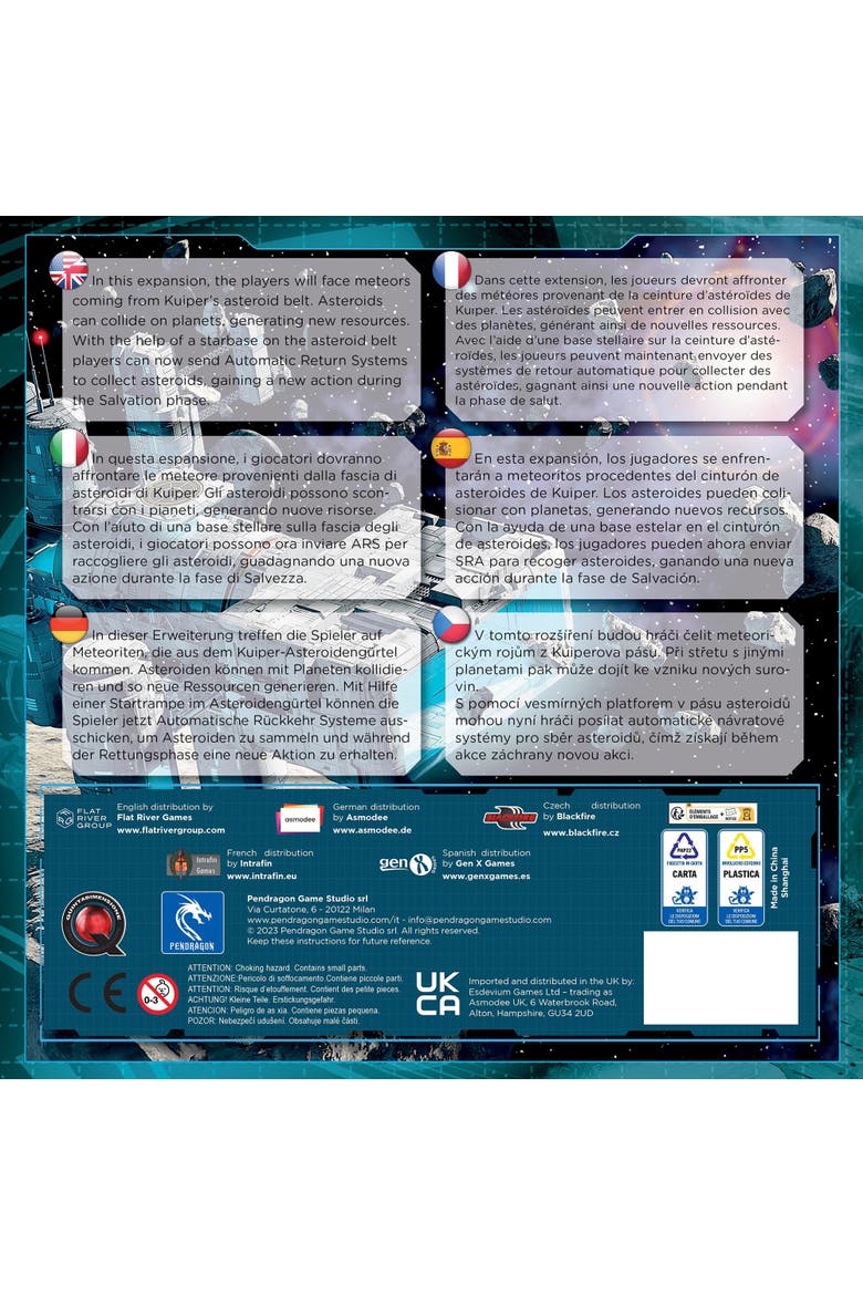 Starship Interstellar Danger From Kuiper Expansion, Alternate, color, Multicolored