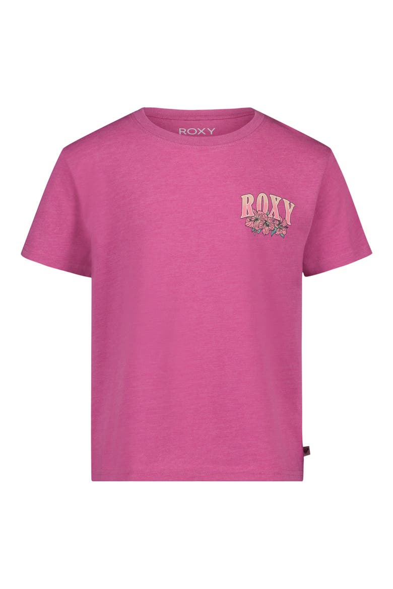 Kids' Peak Blossom Graphic T-Shirt, Main, color, PURPLE ORCHID HEATHER