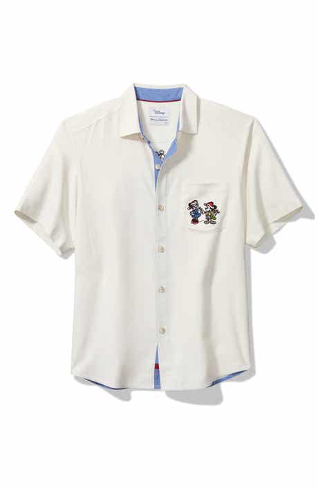 Tommy Bahama Deck the Palms Short Sleeve Silk Button-Up Shirt