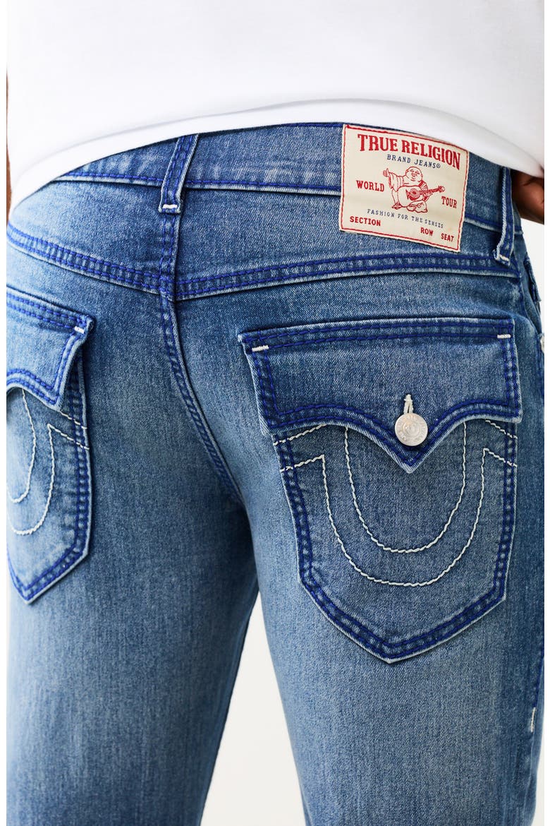 Geno Big T Flap Slim Fit Jeans, Alternate, color, MEDIUM BLUE QUARTZ