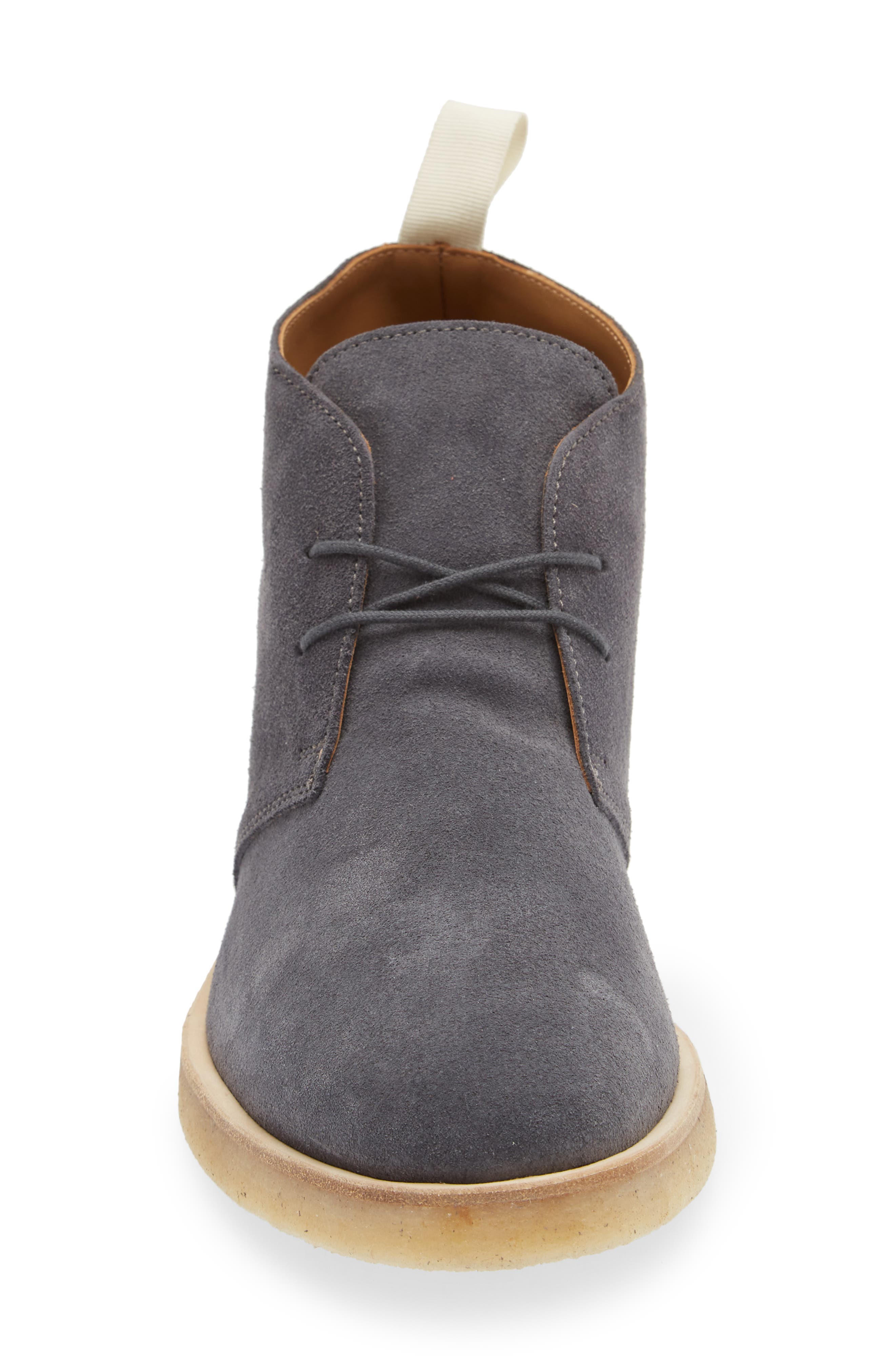 Suede Chukka Boot, Alternate, color, WASHED BLACK