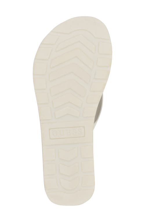 Guess Candry Flip Flop In White