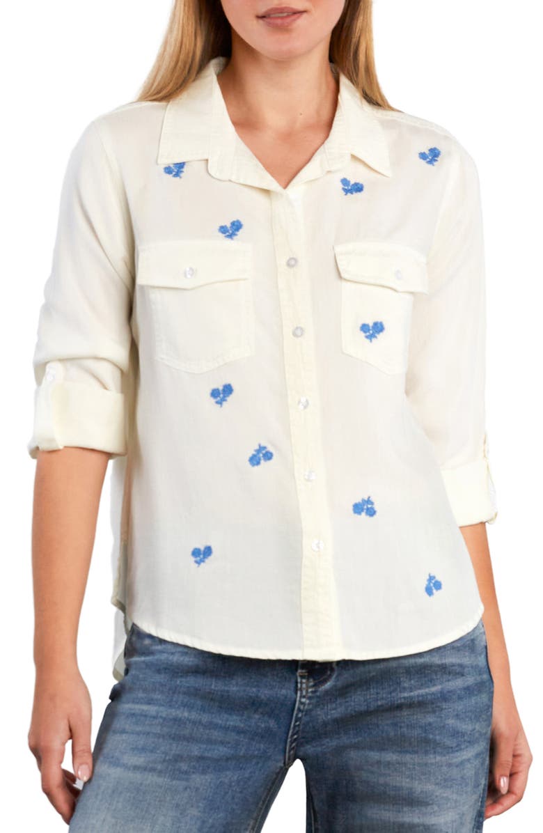 Billy T Moonlit Meadow Button-Up Shirt, Main, color, 
