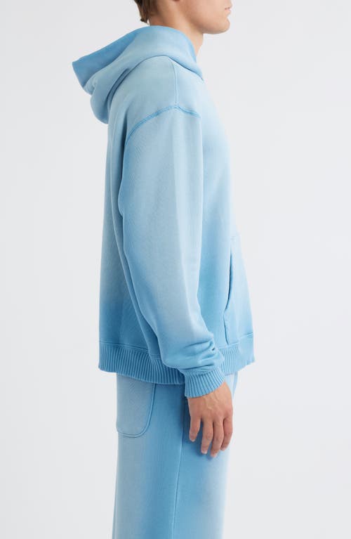 Elwood Core Oversize Organic Cotton Brushed Terry Hoodie In Multi