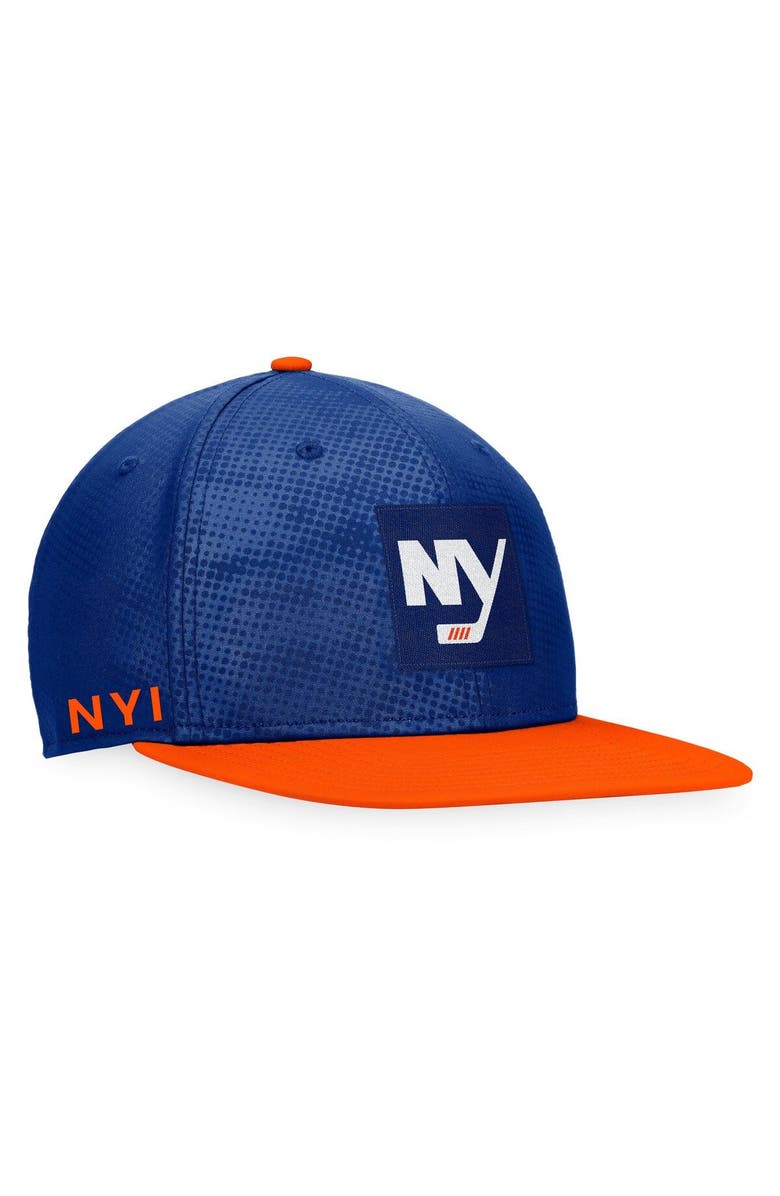 FANATICS Men's Fanatics Branded Royal/Orange New York Islanders Authentic Pro Alternate Logo Snapback Hat, Main, color, Royal