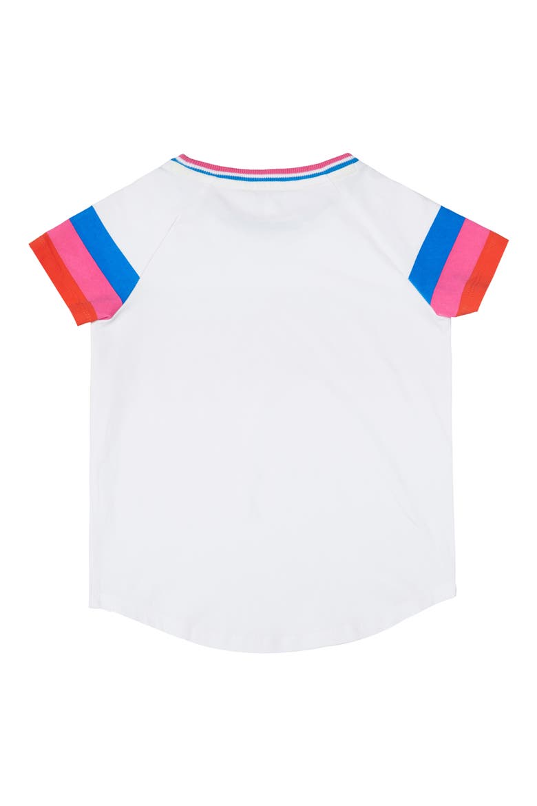 Kim Stripe Organic Cotton T-Shirt, Alternate, color, OPTIC WHITE