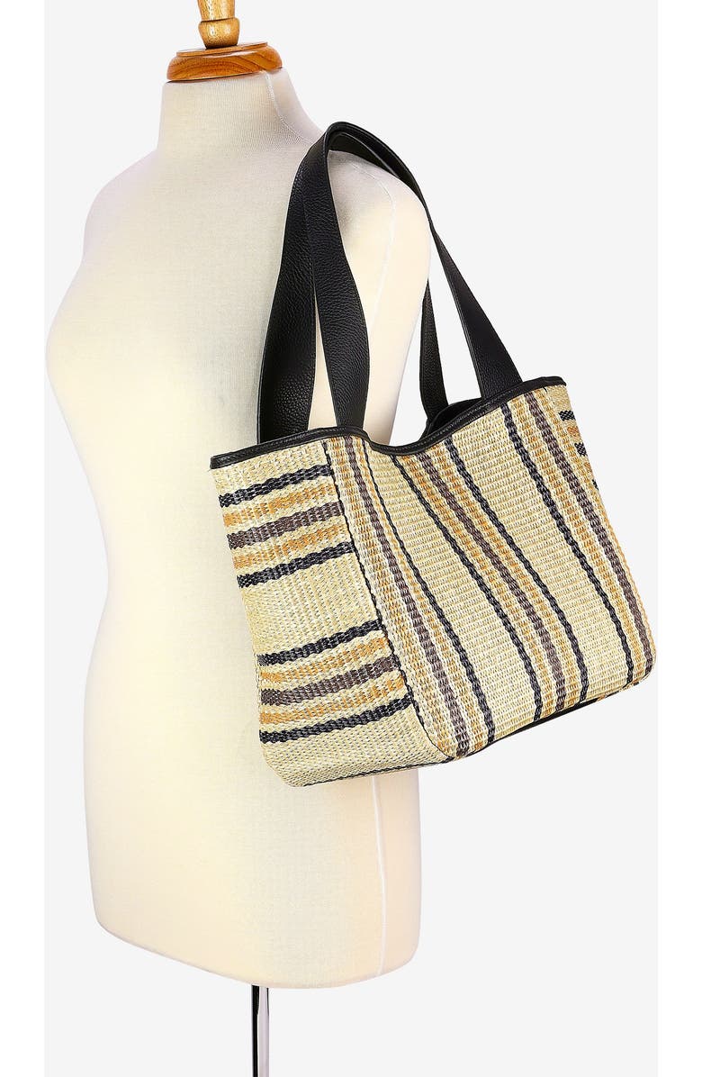GiGi New York Mercer Tote, Alternate, color, Natural Raffia