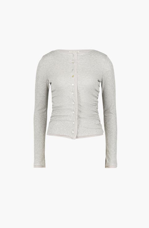 Maja Rib Jersey Cardigan