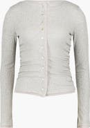 SAEMDI Maja Rib Jersey Cardigan