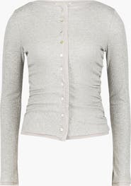 SAEMDI Maja Rib Jersey Cardigan
