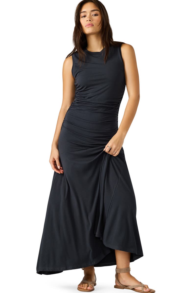 Steve Madden Jace Sleeveless Maxi Dress, Alternate, color, Faded Black