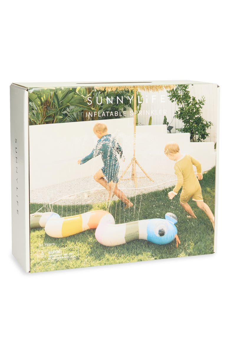 Sunnylife Into the Wild Inflatable Sprinkler, Main, color, Multi