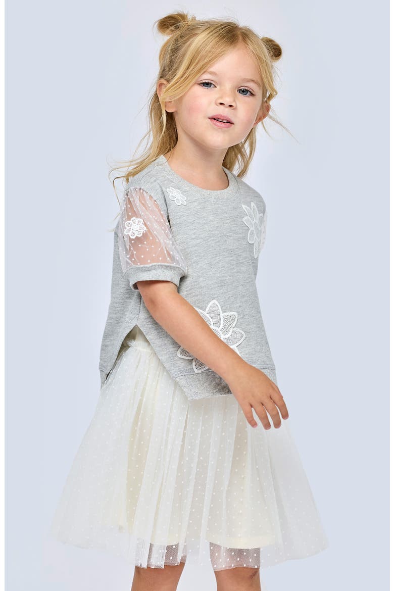 Kids' Twofer Dress, Alternate, color, GREY MULTI