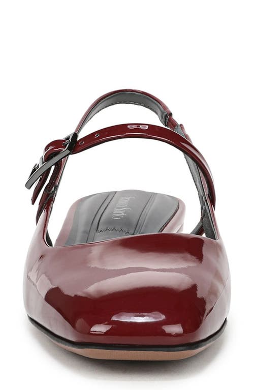 Franco Sarto Destin Slingback Flat In Burgundy