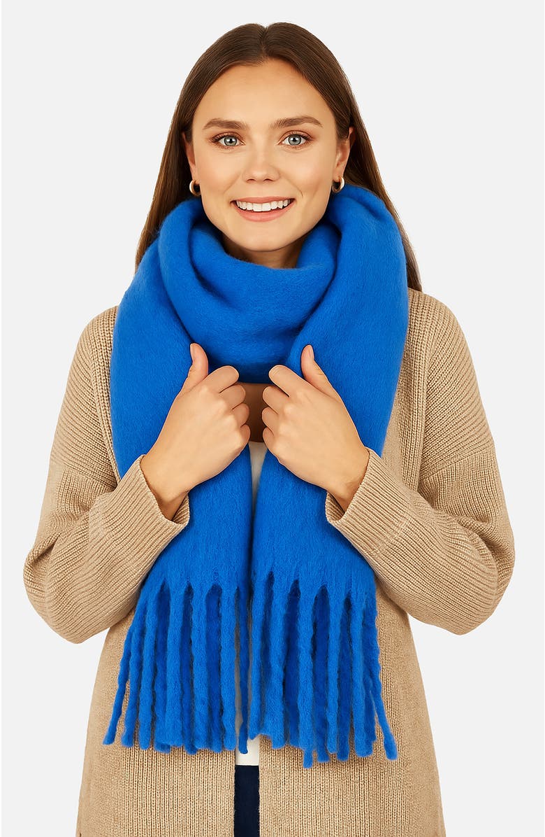 Yumi Soft Touch Scarf, Alternate, color, Blue