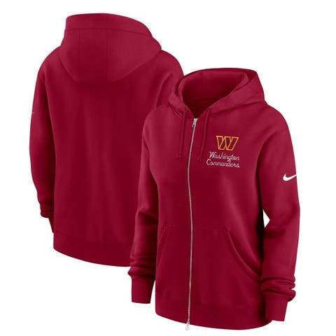 Women's Nike Burgundy Washington Commanders Phoenix Rewind Full-Zip Hoodie