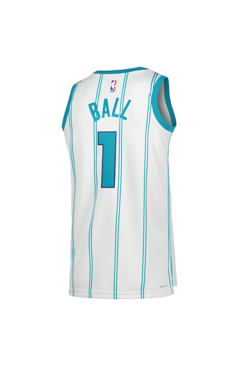 Jordan Brand Unisex Jordan Brand LaMelo Ball White Charlotte Hornets Swingman Jersey - Association Edition, Alternate, color, White