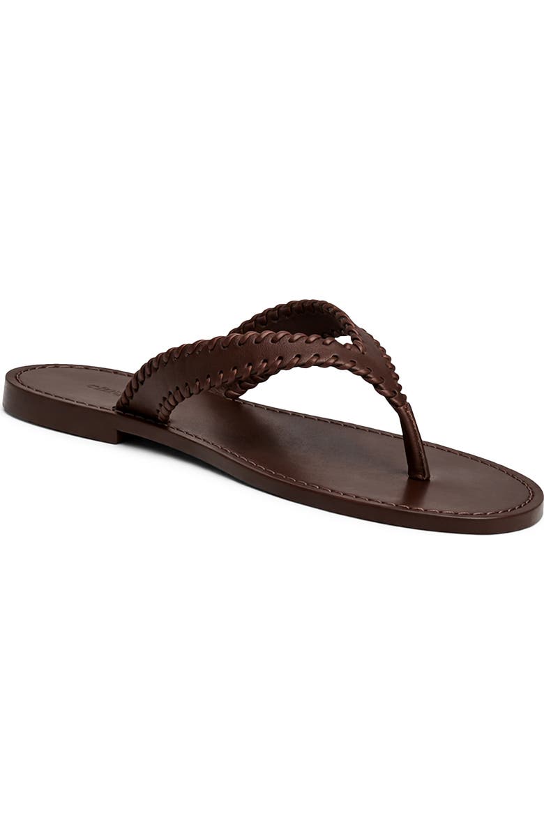 Cinq à Sept Jessica Flip Flop, Main, color, Chocolate