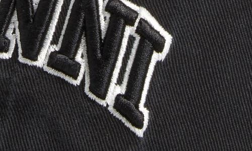 Ganni Baseballkappe Mit Logo-stickerei