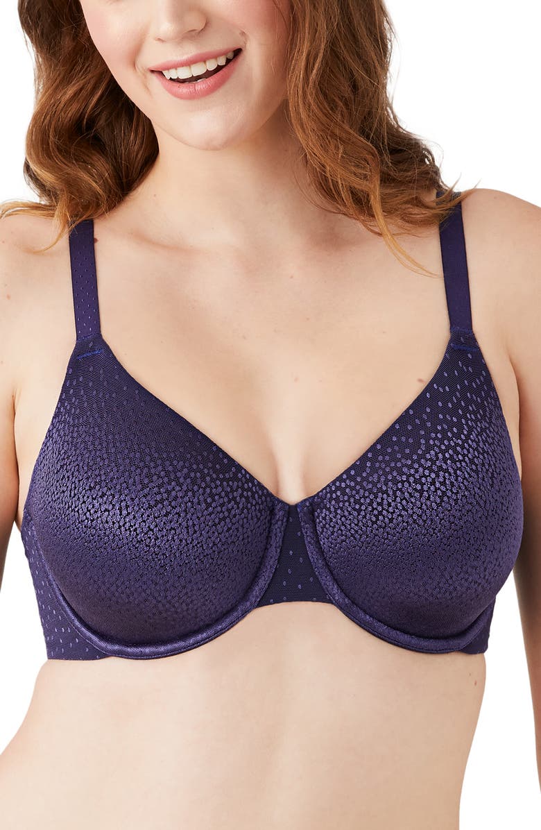 Wacoal Back Appeal<sup>™</sup> Smoothing Underwire Bra, Main, color, Eclipse