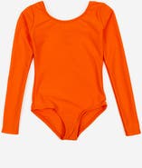 Leveret Girls Long Sleeve Leotard