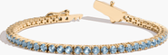 Aurate New York Lab Grown Aquamarine Tennis Bracelet
