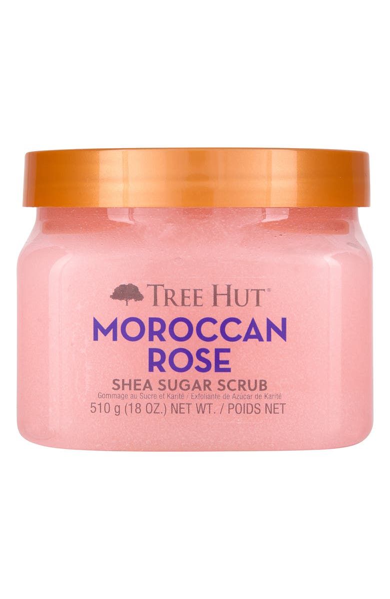 Tree Hut Moroccan Rose Shea Sugar Body Scrub, Main, color,